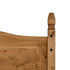Corona 4FT6 Bed Low Foot End - Distressed Waxed Pine